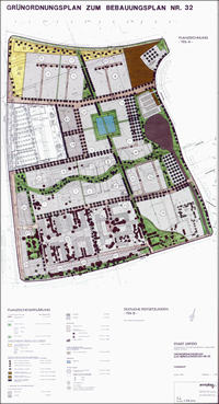 Plan Grünfläche Zerbster Straße